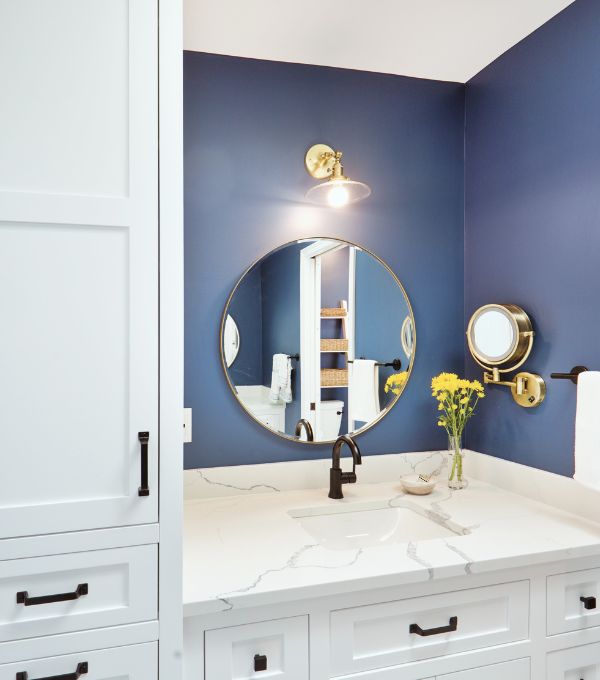 24 white vanity