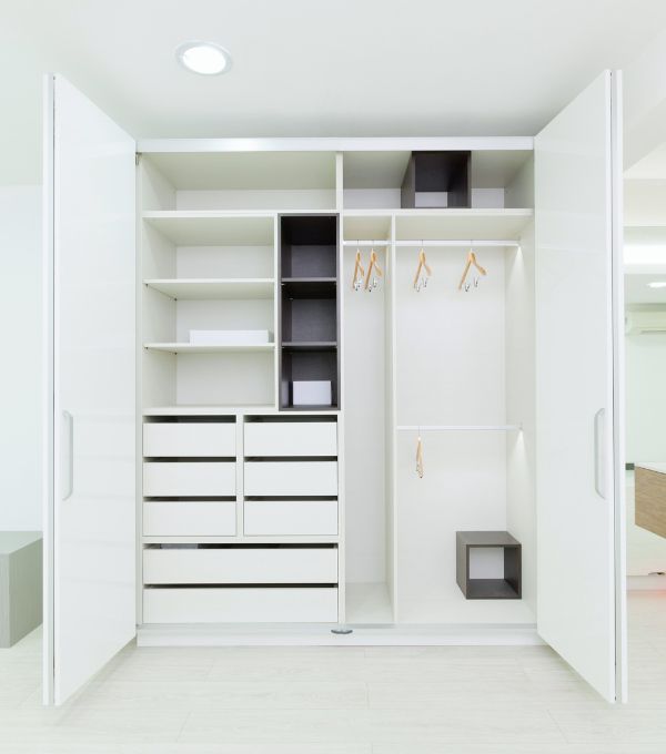 46 white closet