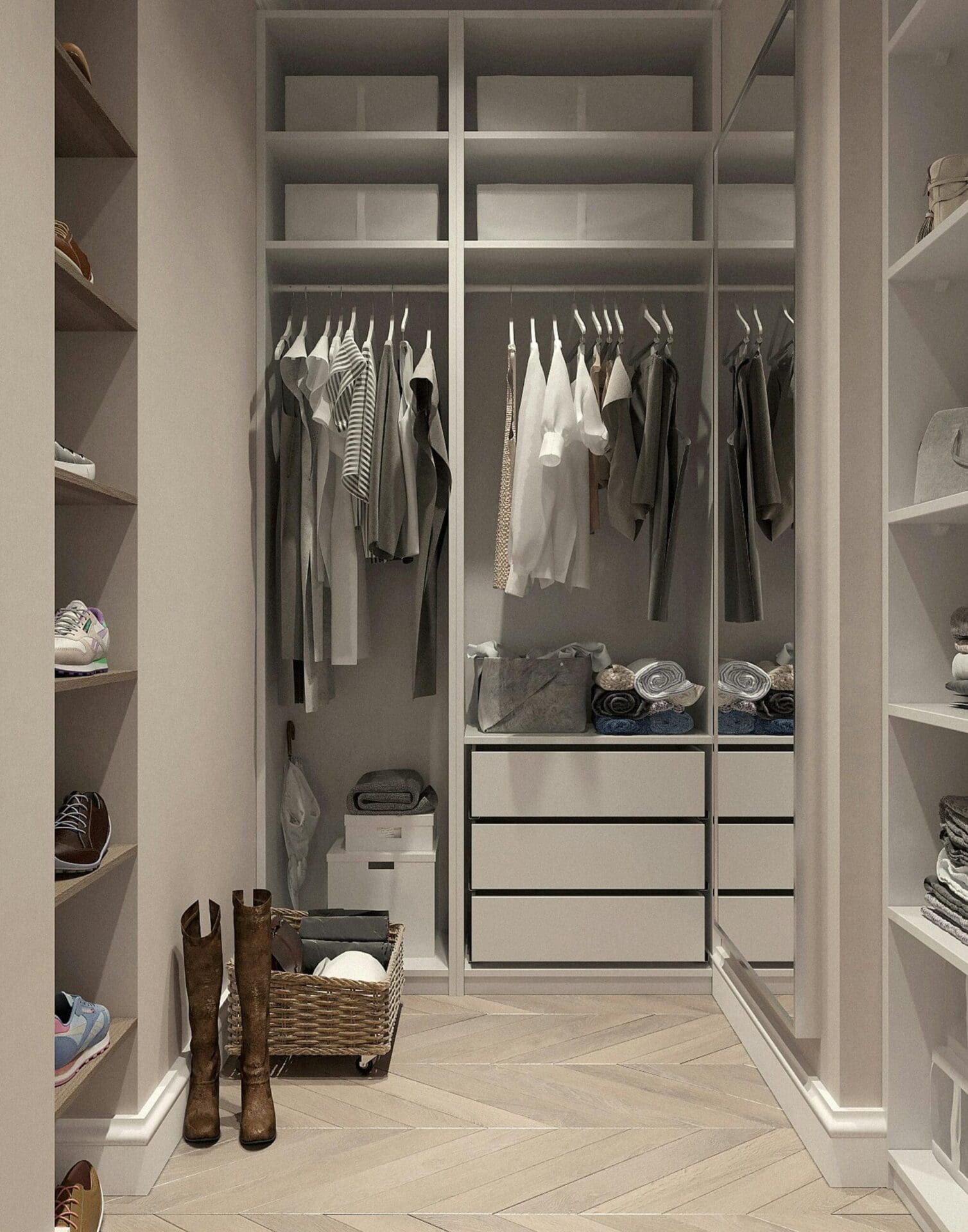 modern closet